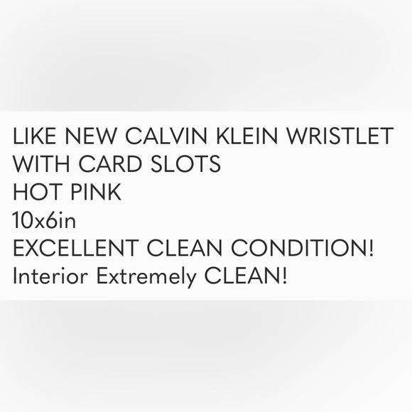 CALVIN KLEIN WRISTLET BAG - Picture 7 of 7